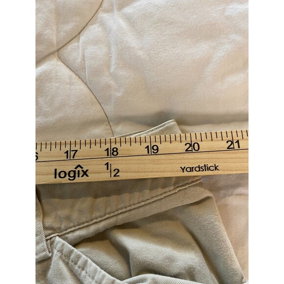 Studio Works Women's Capri Pants Plus Sz 18W Cream Cotton Spandex Stretch - Picture 10 of 11